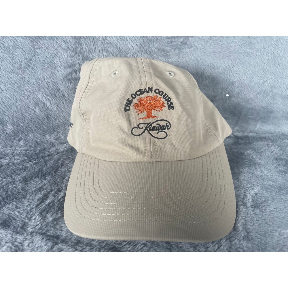 Ocean Course Kiawah Island Golf Hat Cap Tan Imperial Brand OSFA Adjustable